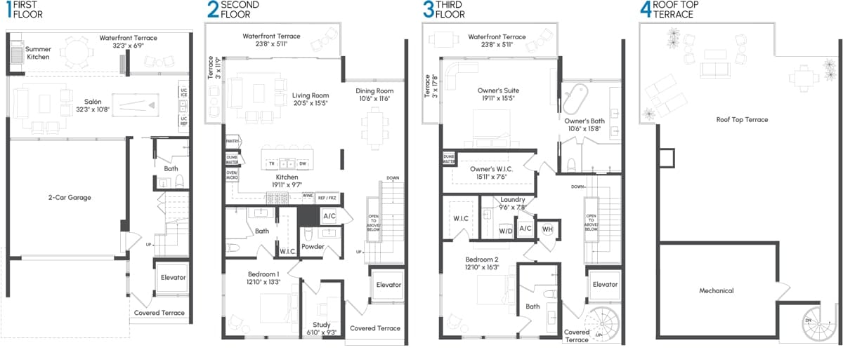 forte luxe residence C corner floorplan