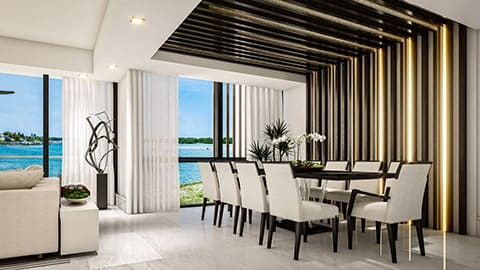 rendering of Forte Luxe Residence Dining Room