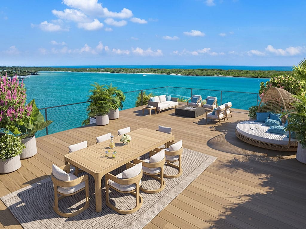 Forte Luxe Terrace overlooking Jupiter Intracoastal