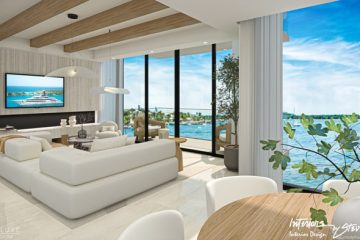 Living Room rendering of forte luxe